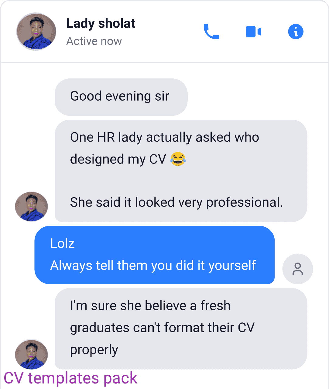 HR manager testimony about Sholat CV